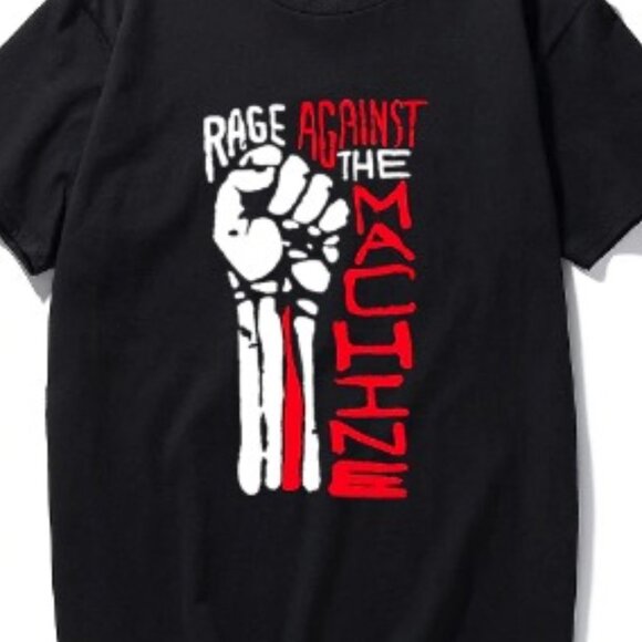 Rage Against The Machine Band T Shirt Retro Rock Music Graphic Tee Fan Vintage - Picture 2 of 5
